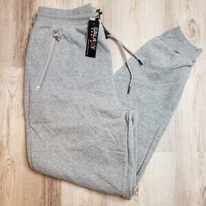 Fleece Loose Fit Jogger Grey Regular Fit Large Galaxy by Harvic NEW